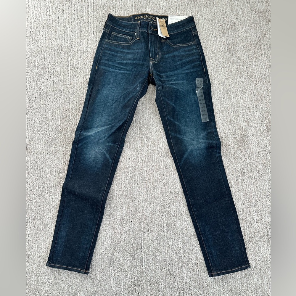 American Eagle Men’s Extreme Flex 4 Skinny Jeans 28 W 30 L new with tags